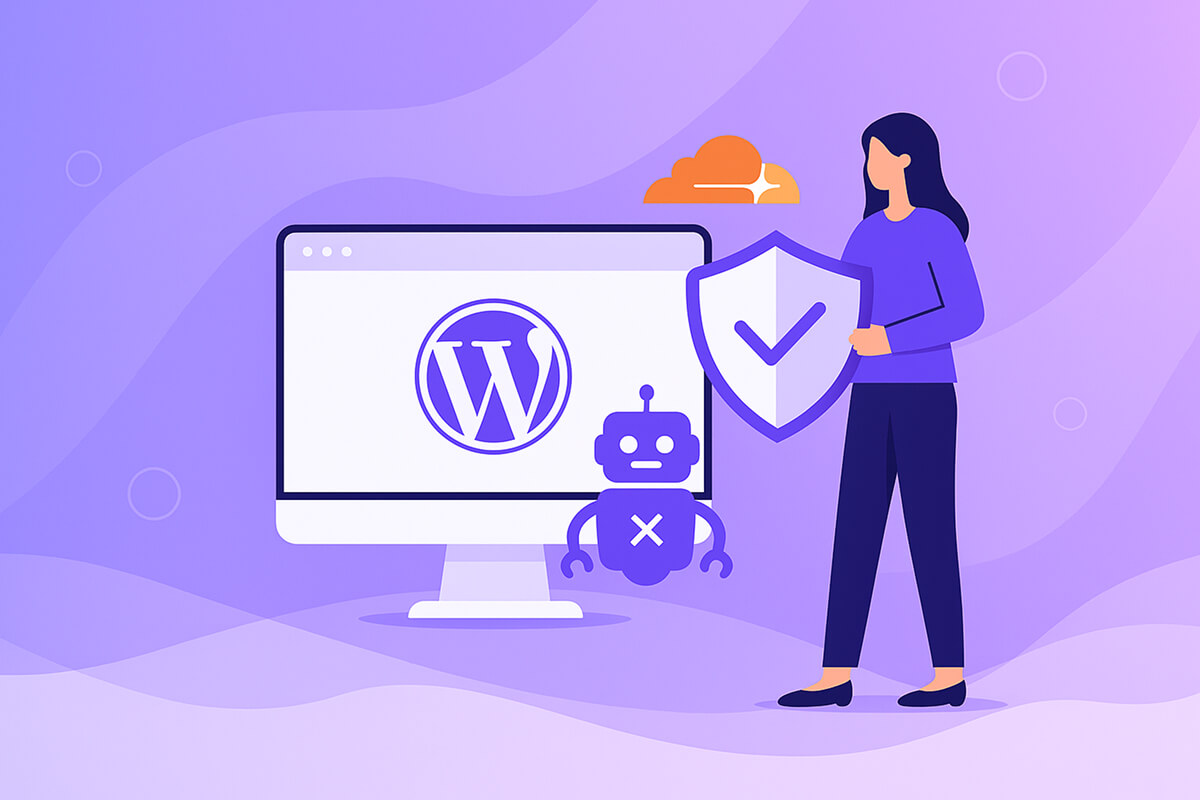 How to protect WordPress site from unwanted bot traffic with Cloudflare