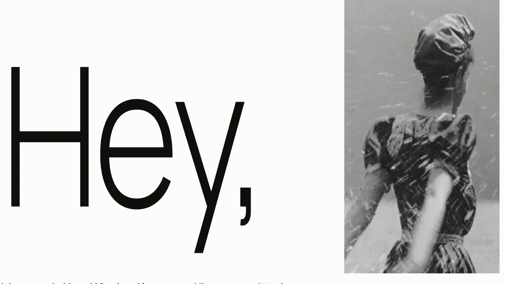 Demonstrating fluid typography.